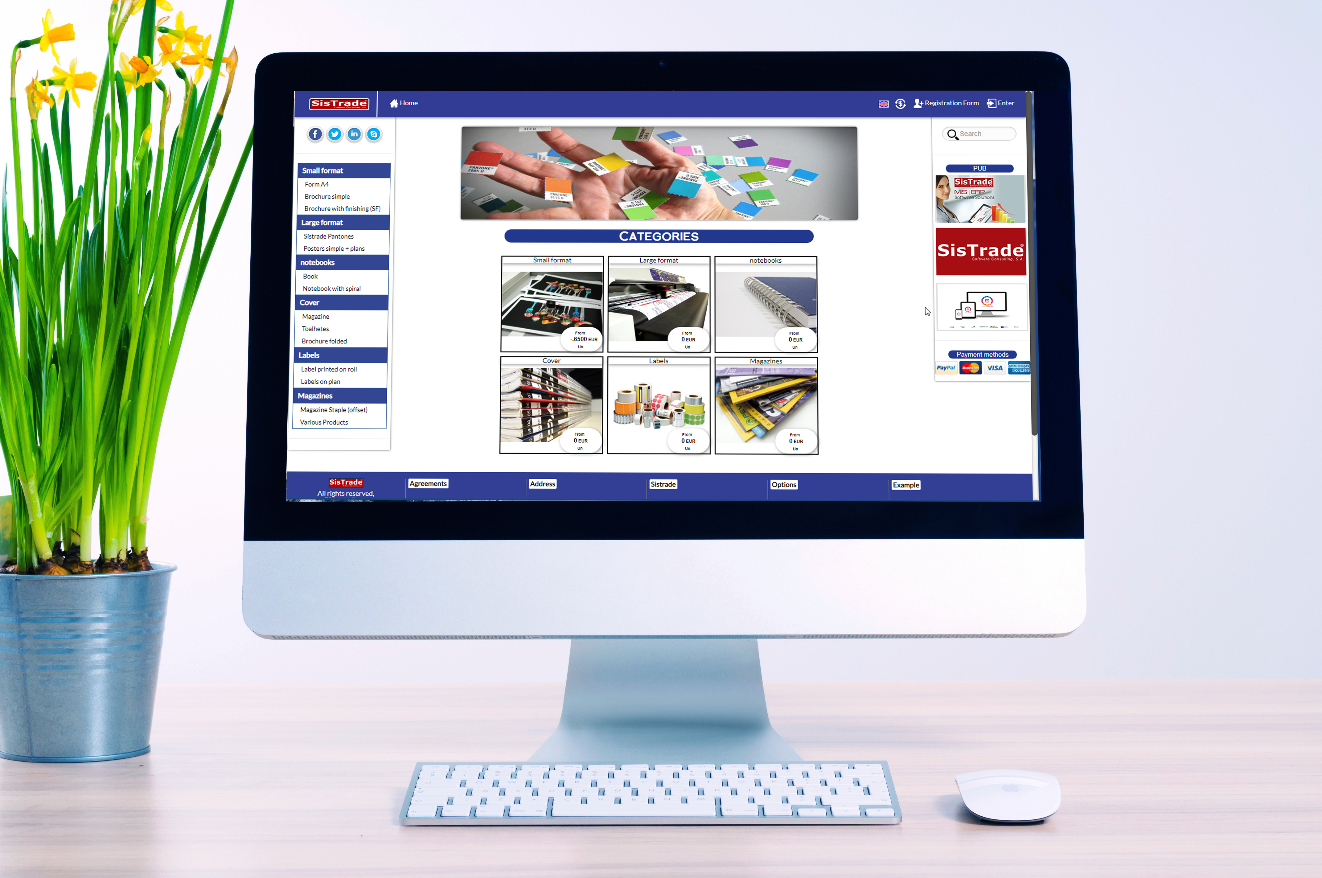 System ERP Web2Print 